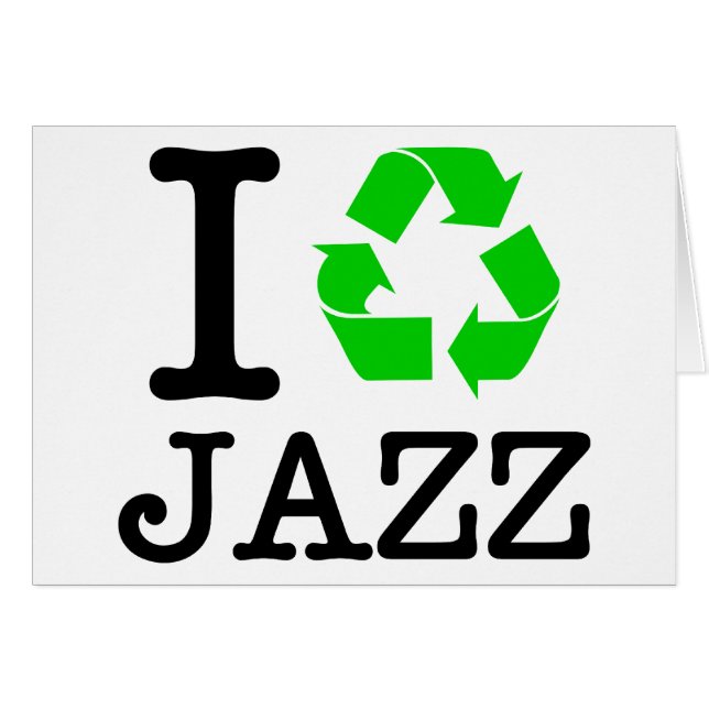 Ik Recyclen Jazz (Voorkant Horizontaal)