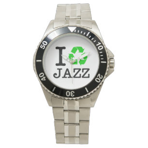 Ik Recyclen Jazz Horloge