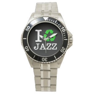 Ik Recyclen Jazz Horloge