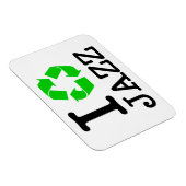 Ik Recyclen Jazz Magneet (Rechterzijde)