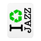 Ik Recyclen Jazz Magneet (Verticaal)