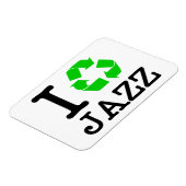 Ik Recyclen Jazz Magneet (Linkerzijde)