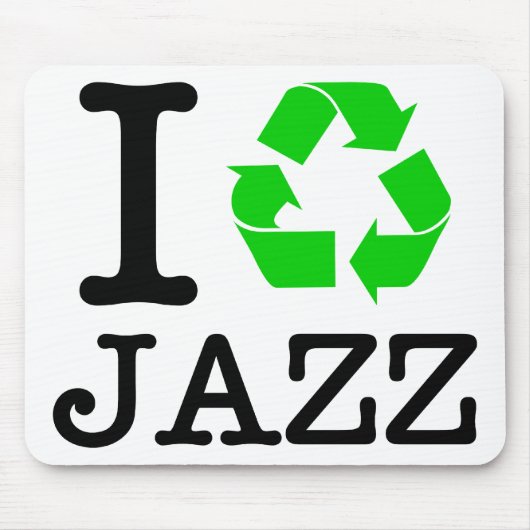 Ik Recyclen Jazz Muismat (Voorkant)
