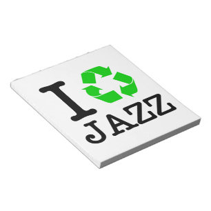 Ik Recyclen Jazz Notitieblok