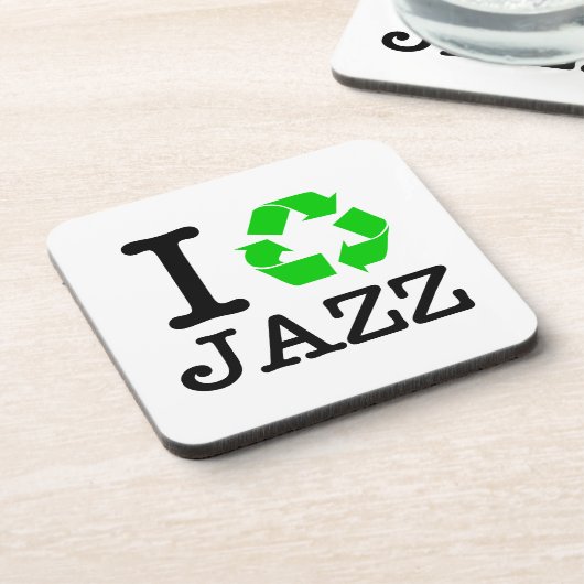 Ik Recyclen Jazz Onderzetter (Linkerzijde)