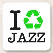 Ik Recyclen Jazz Onderzetter (Voorkant)