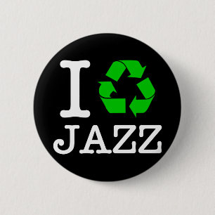 Ik Recyclen Jazz Ronde Button 5,7 Cm