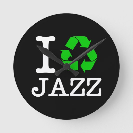 Ik Recyclen Jazz Ronde Klok (Voorkant)