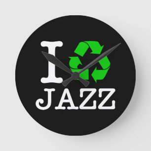 Ik Recyclen Jazz Ronde Klok