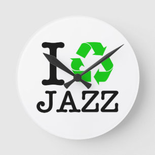 Ik Recyclen Jazz Ronde Klok