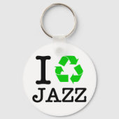 Ik Recyclen Jazz Sleutelhanger (Voorkant)