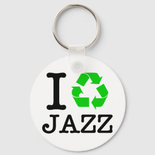 Ik Recyclen Jazz Sleutelhanger