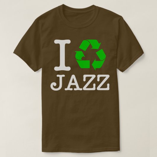 Ik Recyclen Jazz T-shirt (Design voorkant)