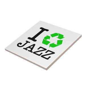 Ik Recyclen Jazz Tegeltje