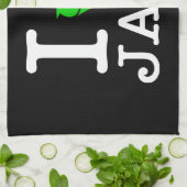 Ik Recyclen Jazz Theedoek (Gevouwen)