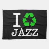Ik Recyclen Jazz Theedoek (Horizontaal)