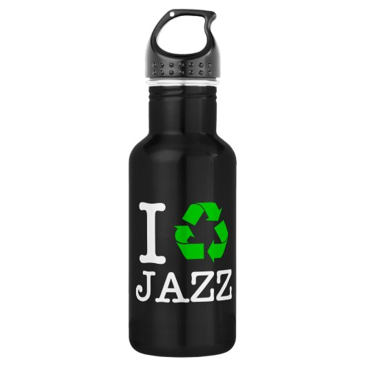Ik Recyclen Jazz Waterfles (Voorkant)