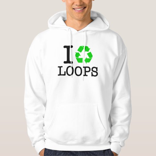 Ik Recyclen Loops Hoodie (Voorkant)