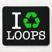 Ik Recyclen Loops Muismat (Voorkant)