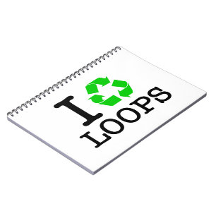 Ik Recyclen Loops Notitieboek