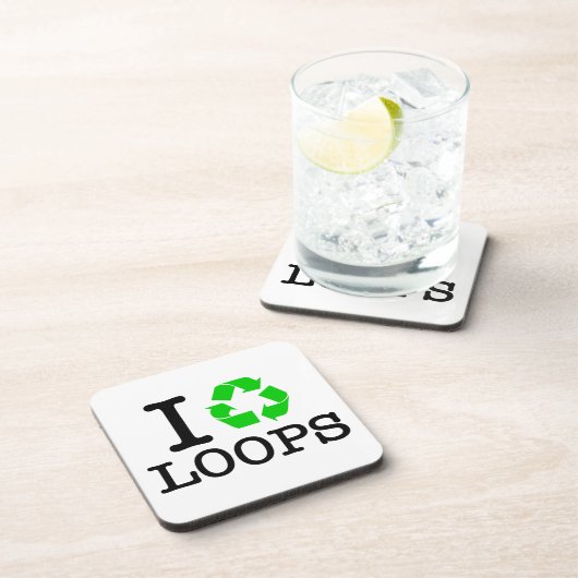 Ik Recyclen Loops Onderzetter (Rechterzijde)