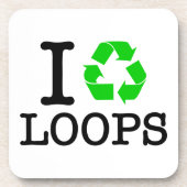 Ik Recyclen Loops Onderzetter (Voorkant)