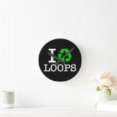 Ik Recyclen Loops Ronde Klok (Huis)