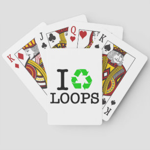 Ik Recyclen Loops Speelkaarten