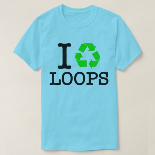 Ik Recyclen Loops T-shirt (Design voorkant)