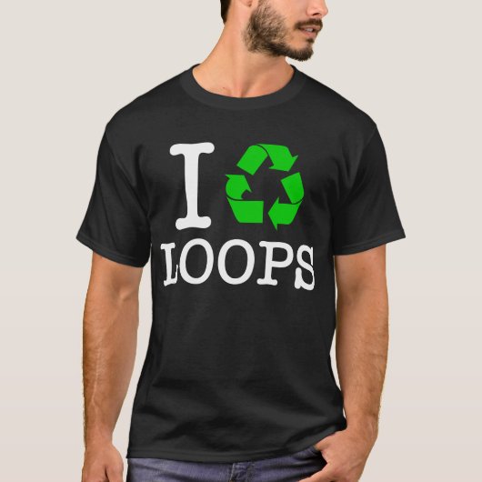 Ik Recyclen Loops T-shirt (Voorkant)
