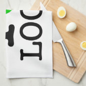 Ik Recyclen Loops Theedoek (Quarter Fold)