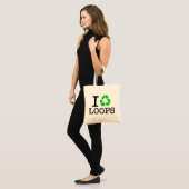 Ik Recyclen Loops Tote Bag (Voorkant (model))