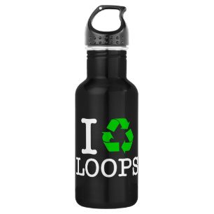 Ik Recyclen Loops Waterfles