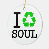 Ik Recyclen Soul Keramisch Ornament (Links)