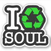 Ik Recyclen Soul Sticker (Voorkant)