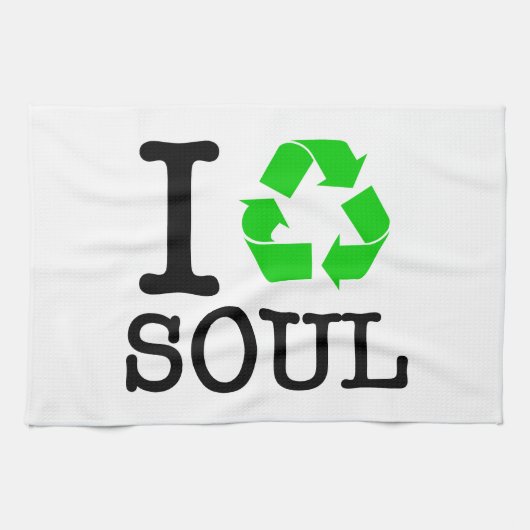 Ik Recyclen Soul Theedoek (Horizontaal)