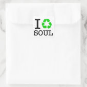 Ik Recyclen Soul Vierkante Sticker (Tas)