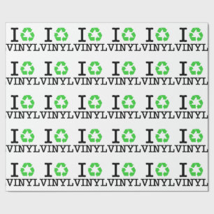 Ik Recyclen vinyl Cadeaupapier
