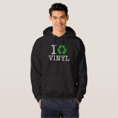 Ik Recyclen vinyl Hoodie (Voorkant volledig)