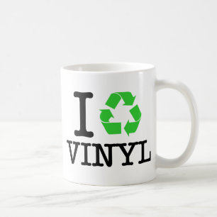 Ik Recyclen vinyl Koffiemok