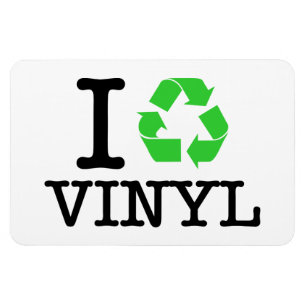 Ik Recyclen vinyl Magneet