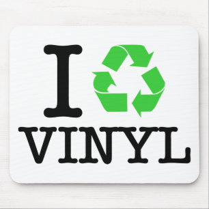 Ik Recyclen vinyl Muismat