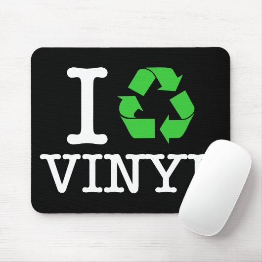 Ik Recyclen vinyl Muismat (Met muis)