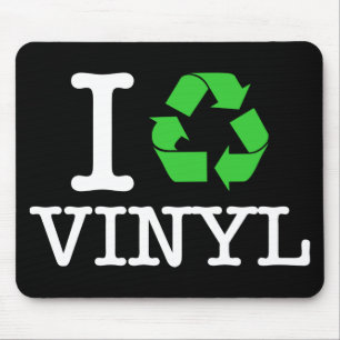 Ik Recyclen vinyl Muismat