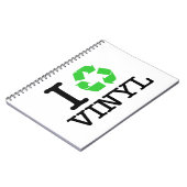 Ik Recyclen vinyl Notitieboek (Linkerzijde)