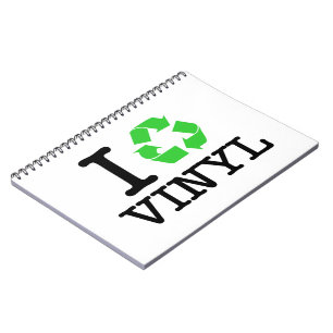 Ik Recyclen vinyl Notitieboek