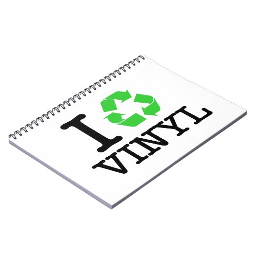 Ik Recyclen vinyl Notitieboek (Linkerzijde)