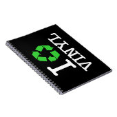 Ik Recyclen vinyl Notitieboek (Rechterzijde)