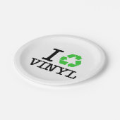 Ik Recyclen vinyl Papieren Bordje (Gekanteld)