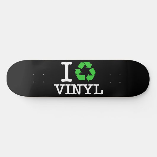 Ik Recyclen vinyl Persoonlijk Skateboard (Horizontaal)